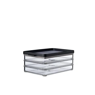 Imagen de Mepal Meat Storage Box Omnia Black 3 Layers