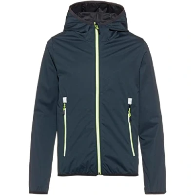 Imagen de Killtec Boy&#039;s Chaqueta softshell con capucha, plegable KOS 167 BYS SFTSHLL JCKT, dark petrol, 164, 38365 000