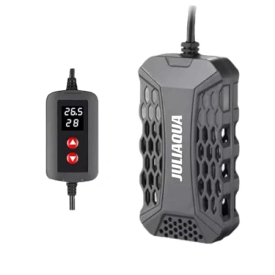 Imagen de Juliaqua Calefacción para acuario con pantalla de temperatura ecológica, calentador ajustable 25 W/50 W/100 W/150 W (Q 50 W)