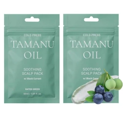 Imagen de Rated Green Cold Press Tamaru Oil Soothing Scalp Pack W/Blackcurrant 50 ml