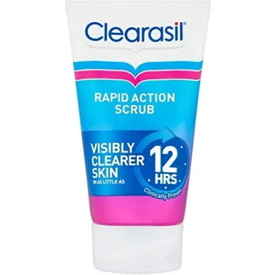 Imagen de Clearasil Exfoliante de acción rápida, para piel propensa al acné, desatasca los poros, reduce puntos negros, espinillas y exceso aceite, prevención manchas cotidianas, 125 ml