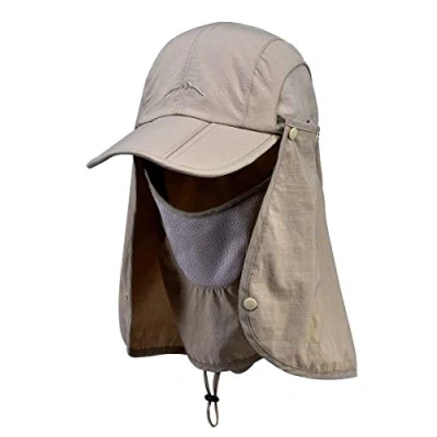 Imagen de Gorra multifunción con protección para la nuca caqui Talla única