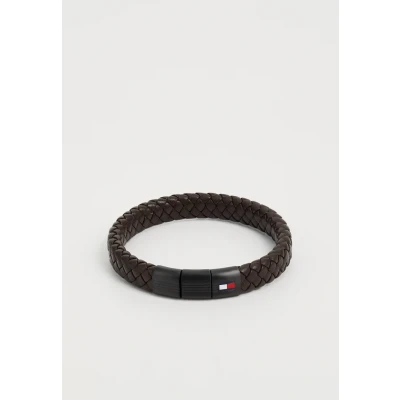 Imagen de Tommy Hilfiger Rounded Braided Pulsera, Hombre, Talla: One Size, Brown/black