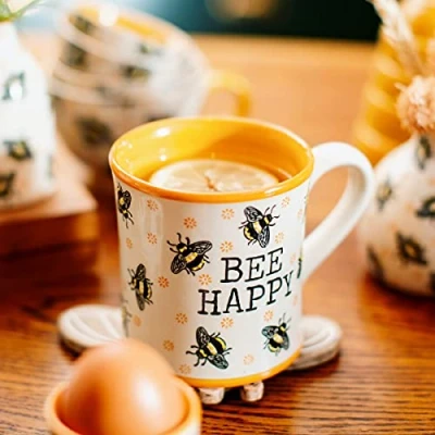 Imagen de Sass &amp; Belle Bee Happy Taza, color amarillo