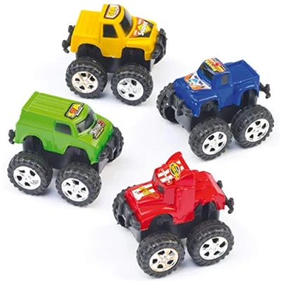 Imagen de Baker Ross Camiones Monstruo con Muelle (Pack de 5) Colores Surtidos