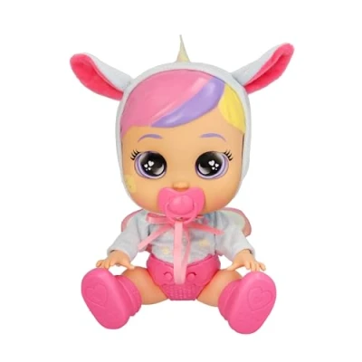 Imagen de Bebes Llorones Day Care Jenna, Lleva Un Conjunto de Jardín Infancia con 3 Accesorios, Sus Ojos se Iluminan y Llora Lágrimas Verdad, Juego Niñas Niños 18+ Meses
