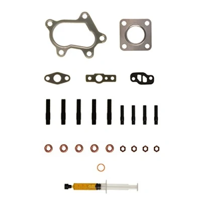 Imagen de AJUSA JTC11194 Juego de montaje, turbocompresor with studs, syringe oil con juntas instrucciones montaje OPEL: Astra F CC