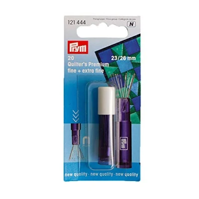 Imagen de Prym Quilting Needles, Metal, Silver, 10.5 x 4.9 1.3 cm