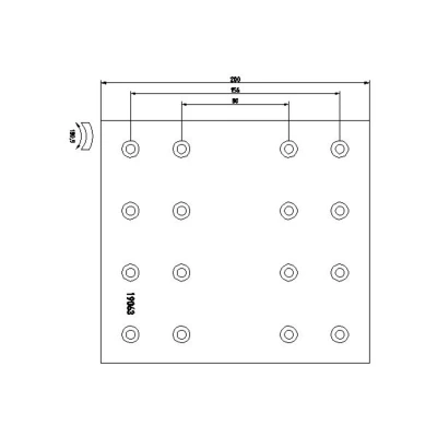 Imagen de Juego de pastillas freno, freno tambor TEXTAR 1906302
