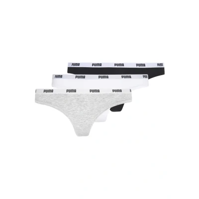 Imagen de PUMA String Women (3 Pack), Ropa, Negro/Rojo, 3