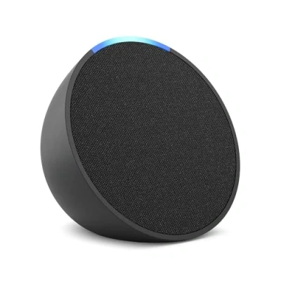 Imagen de Altavoz inteligente Amazon Echo Pop, Bluetooth con Alexa de sonido potente y compacto, Antracita