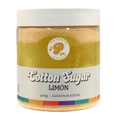 Imagen de PASTRY COLOURS, Azucar para Maquina de Algodón, Algodon Botes Pequeños, Perfecto Llenar tus Fiestas con Algodones Azúcar Colores Divertidos y Deliciosos, 300 G (Limón)
