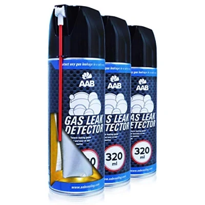 Imagen de AABCOOLING detector de fugas gas, juego 3, detecta gas a presión, limpiador spray fugas, aire