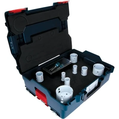 Imagen de Bosch Professional Set de 11 unidades Serras Corona Progressor for Wood and Metal (en L Boxx, Ø 22 83 mm, Accesorios para Taladro)
