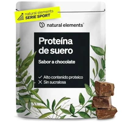 Imagen de proteína de suero en polvo chocolate 1 kg 23 g por porción para tu desarrollo muscular, alta dosificación probado laboratorio y producido Alemania