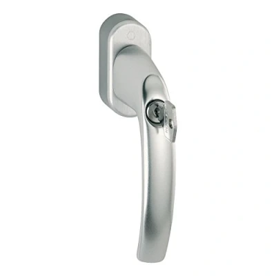 Imagen de Hoppe 10763909 Ventana Mango Atlanta Secustik con Rast. 45 , VK 7 x 32 42 mm, Plata