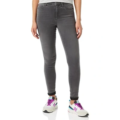 Imagen de ONLY Onlroyal High Sk Dnm Jeans Bj312 Noos, Vaqueros skinny Mujer, Gris (Dark Grey Denim Dark Denim), W27/L32 (Talla del fabricante: Small)