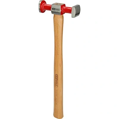 Imagen de KS Tools 140.2130 Martillo de carrocero para curvar, redondo/cuadrado, 325mm