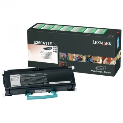 Imagen de Tóner Negro Lexmark E260a31e Retornable (3500 Pag) / Corporativo