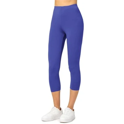 Imagen de Merry Style Leggins 3/4 Mallas Deportivas para Mujer Fitness Leggings Piratas Capri de Mujeres Verano Pantalones Yoga MS10 144 (Cobalto, 4XL)
