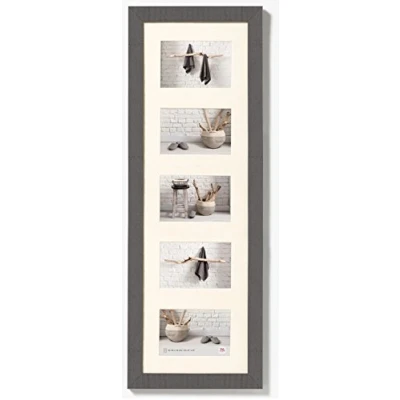 Imagen de Walther Design HO015B Home Marco de madera, gris, 5 x 10 15 cm