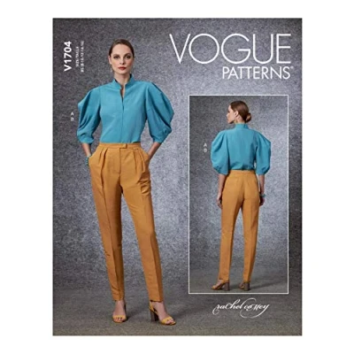 Imagen de Vogue Patterns V1704B5 Patrones de costura para camiseta y pantalón mujer (tallas 38 40 40)