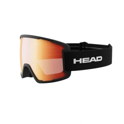 Imagen de Head Contex Gafas para Deportes de Invierno, Unisex Adulto, Rojo/Negro, L