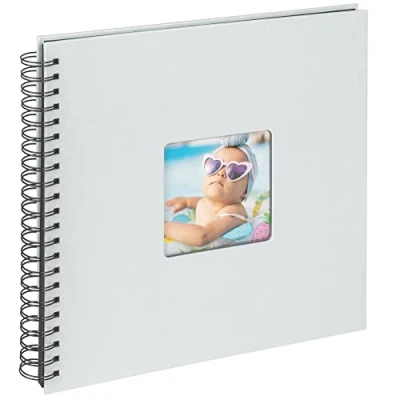 Imagen de walther design Álbum de fotos azul claro 30 x cm espiral con perforación, Fun SA 110 BL