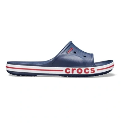 Imagen de Crocs Bayaband Slide, Chanclas Unisex Adulto, 38/39 EU, Navy/Pepper