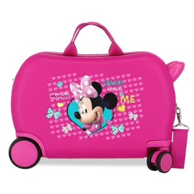 Imagen de Joumma Disney Enjoy Minnie Maleta Infantil Rosa 45x31x20 cms Rígida ABS 24,6L 1,8 kgs 4 Ruedas Equipaje Mano