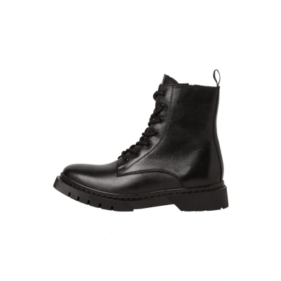 Imagen de Tamaris Mujer Botines, señora Botas Militares,Plantilla Desmontable,Botas de Cordones,Botas,Medias Botas,Botines,Black,37 EU