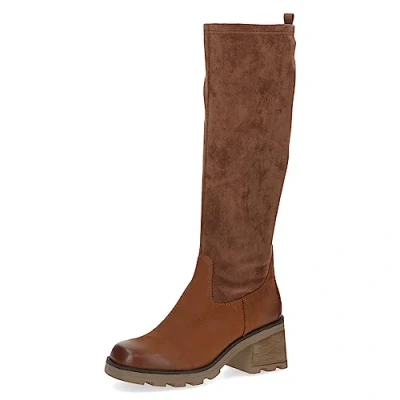 Imagen de CAPRICE 9 25609 41, Botas tacón para Mujer, Marrón (Cognac Comb), 39 EU