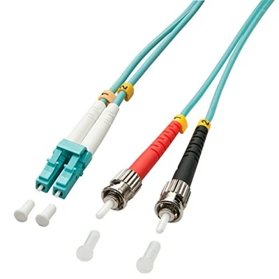 Imagen de Lindy 15m Om3 Lc St Duplex Turquesa Cables De Fibra Óptica