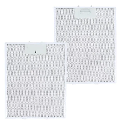 Imagen de Anakel Home Pack 2 Filtros de Campana Extractora 353110 compatibles con Campanas Balay Bosch 31x25cm Color plateado, Importante Medir Distancias