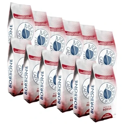 Imagen de Granos de Café Mezcla ROJA Caffè Borbone 1 kg x 12