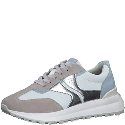 Imagen de s.Oliver 5 23639 30, Zapatillas Mujer, Blanco Y Azul, 39 EU