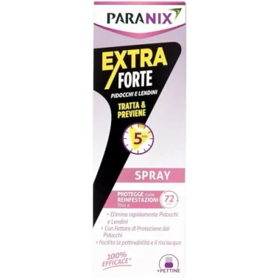 Imagen de Paranix Spray extra fuerte Tratta &amp; Previene piojos y vendines en 5 minutos, 100 milímetros