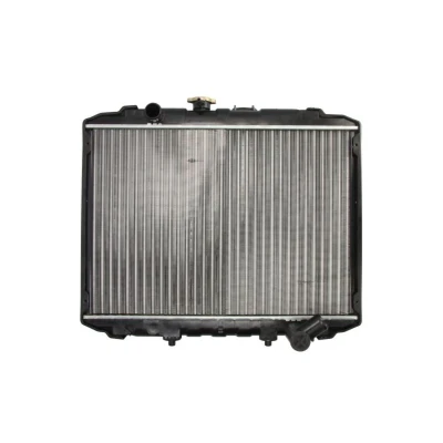 Imagen de THERMOTEC D70505TT Radiador, refrigeración del motor Aluminio 586 400 34 Caja de cambios manual Aletas unidas mecánicamente