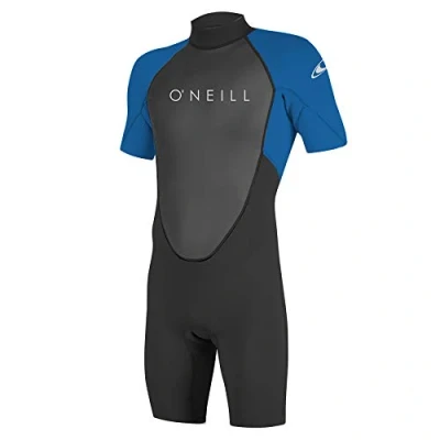Imagen de O&#039;NEILL Reactor 2 2mm Back Zip S/S Spring Wetsuit Traje de Neopreno, Hombre, Negro/Océano, XL