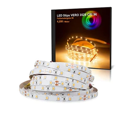 Imagen de Mextronic Tira led regulable 5 m, blanco cálido (2700 K) CRI 96, 24 W, V, IP20