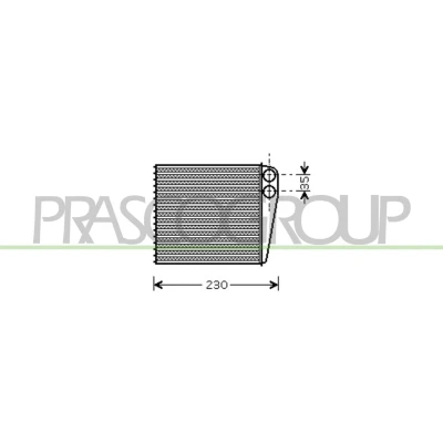 Imagen de PRASCO VG055H001 Radiador de Calefaccion sin tubería VOLKSWAGEN: Passat B6 Berlina, Variant, Touran I, SEAT: Leon II Hatchback