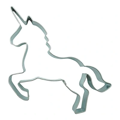 Imagen de BekkiB Molde para galletas &quot;Unicornio&quot; aprox. 10.5 cm, cortador de acero inoxidable, apto lavavajillas 2501