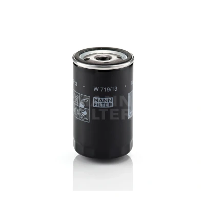Imagen de MANN FILTER W 719/13 Filtro de aceite 3/4 16 UNF con dos válvulas bloqueo retorno enroscable MERCEDES BENZ: W124 Familiar, 190
