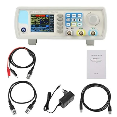 Imagen de Generador de señal JDS6600 DDS, frecuencia sinusoidal control digital contador alta precisión AC100 240V (regulaciones EE. UU. 60 HZ)(15HZ)