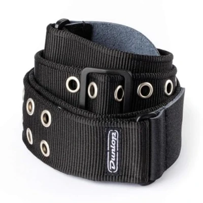 Imagen de JIM DUNLOP Correa Guitarra Standard Negro Ojales