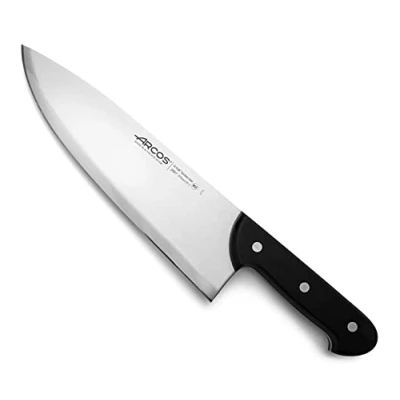 Imagen de Arcos Serie Universal Cuchillo Carnicero Hoja de Acero Inoxidable NITRUM 275 mm Mango Polioximetileno (POM) Color Negro
