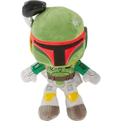 Imagen de Star Wars Peluche Boba Fett 20 cm, Color (Mattel GXB24), Exclusivo en Amazon