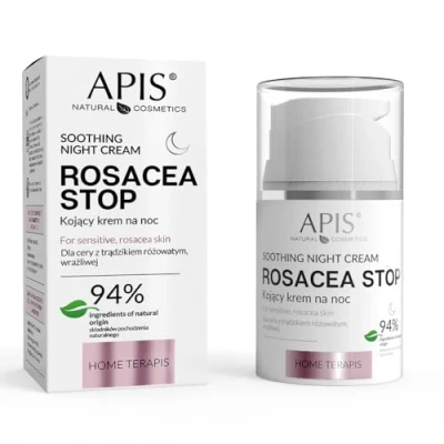 Imagen de Apis ROSACEA STOP Crema calmante Extractos de plantas 94% ingredientes origen natural Contenido: 50 ml.