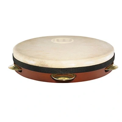 Imagen de Meinl Percussion PA10AB M Pandero, afinación en bastidor, 25.40 cm, color marrón