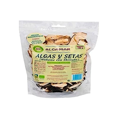 Imagen de Algamar Algas Y Setas Wakame Shiitake 500 g, 1